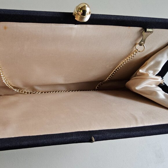 Elegant Black Evening Bag (clutch) - Picture 4 of 7